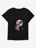 E.T. 40th Anniversary Rainbow Flight Graphic Womens T-Shirt Plus Size, , hi-res