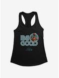 E.T. 40th Anniversary Be Good Bold Striped Font Teal Womens Tank Top, , hi-res