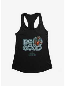 E.T. 40th Anniversary Be Good Bold Striped Font Teal Womens Tank Top, , hi-res