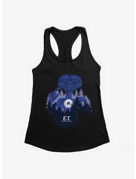 E.T. 40th Anniversary Flying Bicycle In Woods Graphic Womens Tank Top, , hi-res