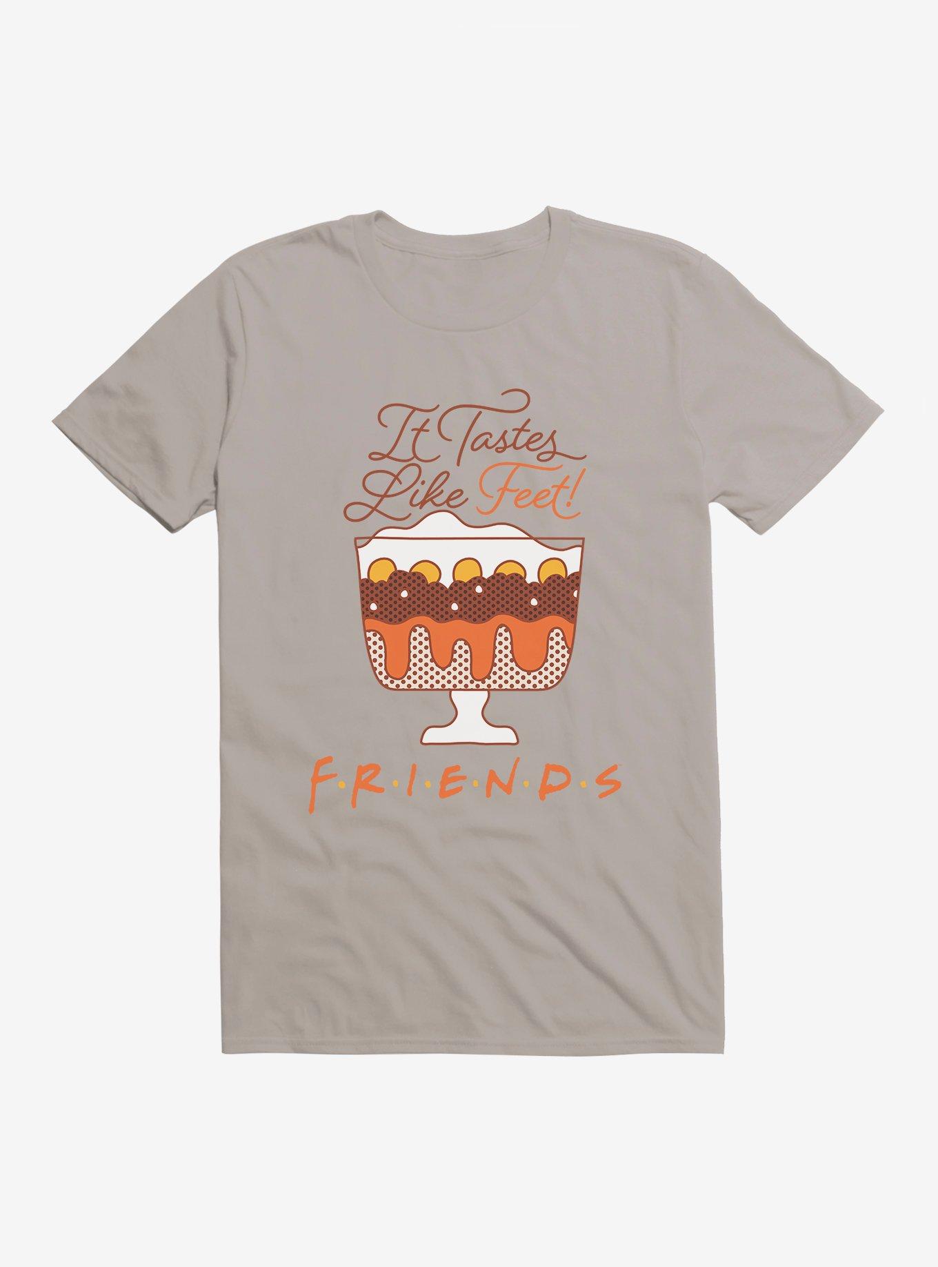 Friends Trifle Tastes Like Feet T-Shirt, LIGHT GREY, hi-res