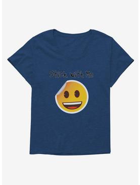 Emoji Stick With Me Womens T-Shirt Plus Size, , hi-res