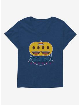 Emoji Techno Sounds Womens T-Shirt Plus Size, , hi-res