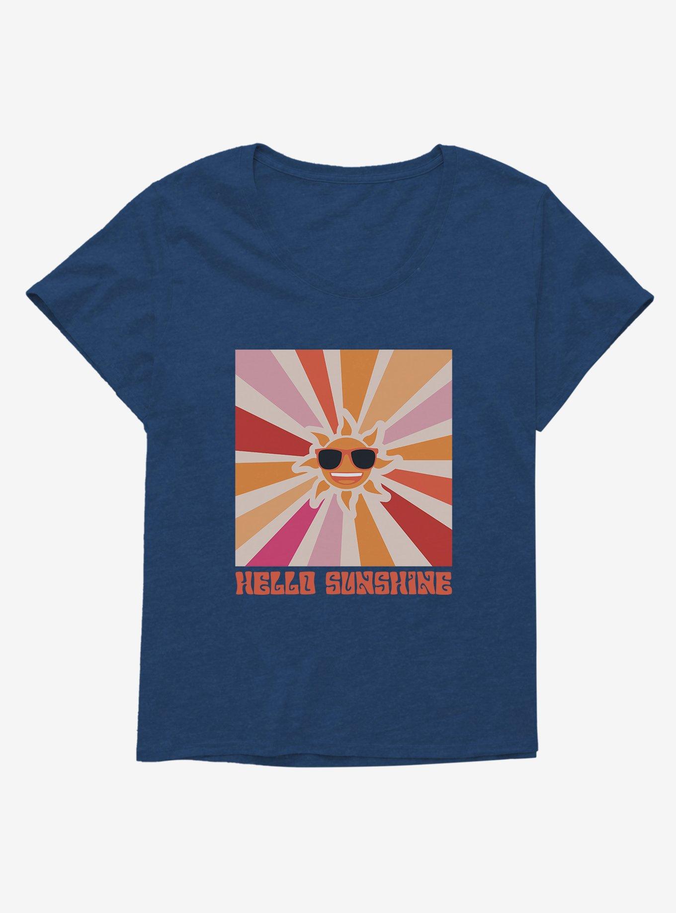 Emoji Hello Sunshine Womens T-Shirt Plus Size, , hi-res