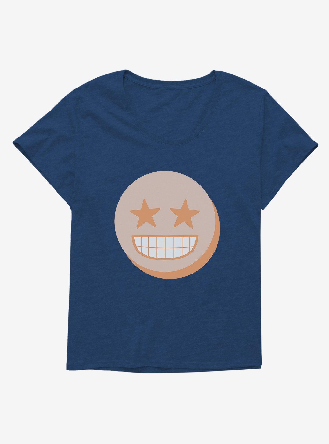 Emoji Star Eyed Emoji Womens T-Shirt Plus Size, , hi-res