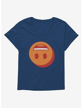 Emoji Upside Down Smiley Womens T-Shirt Plus Size, , hi-res