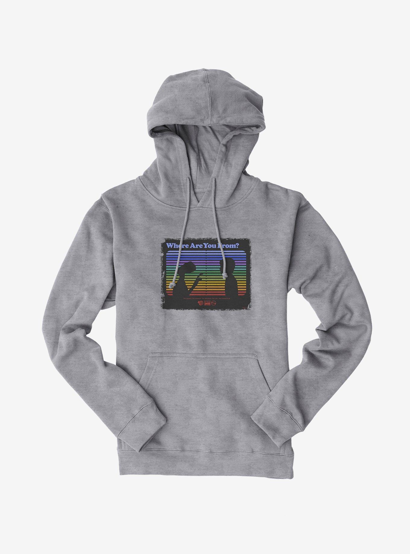 E.T. 40th Anniversary Where Are You From E.T And Elliott Silhouette Hoodie, , hi-res