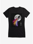 E.T. 40th Anniversary Rainbow Flight Graphic Girls T-Shirt, BLACK, hi-res