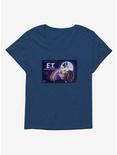 E.T. 40th Anniversary Flying Bicycle Rainbow Flight Girls T-Shirt Plus Size, , hi-res