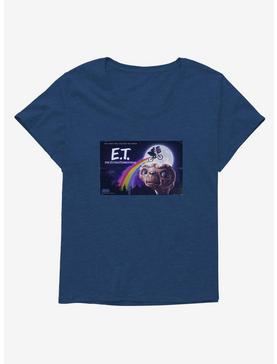 E.T. 40th Anniversary Flying Bicycle Rainbow Flight Girls T-Shirt Plus Size, , hi-res