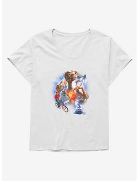 E.T. 40th Anniversary Iconic Movie Scenes Graphic Girls T-Shirt Plus Size, , hi-res