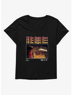 E.T. 40th Anniversary I'll Be Right Here Movie Still Girls T-Shirt Plus Size, , hi-res