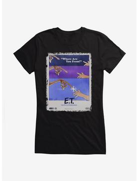 E.T. 40th Anniversary Where Are You From Girls T-Shirt, BLACK, hi-res