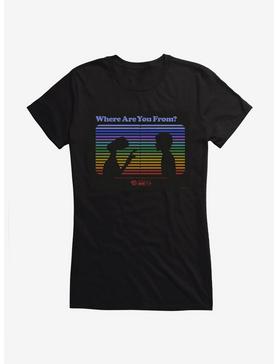 E.T. 40th Anniversary Where Are You From E.T And Elliott Silhouette Girls T-Shirt, , hi-res