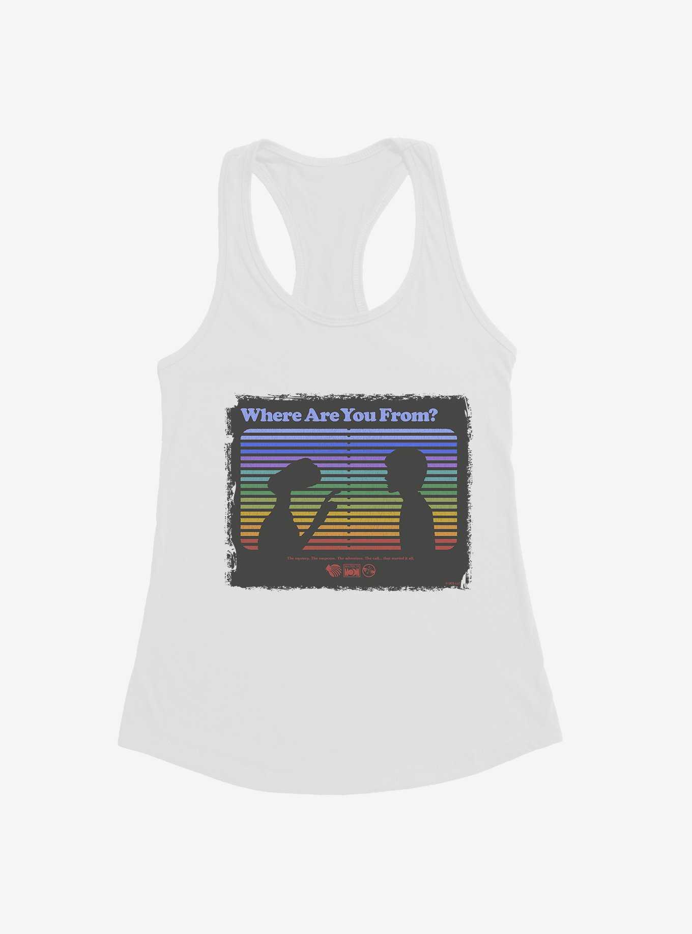 E.T. 40th Anniversary Where Are You From E.T And Elliott Silhouette Girls Tank, , hi-res