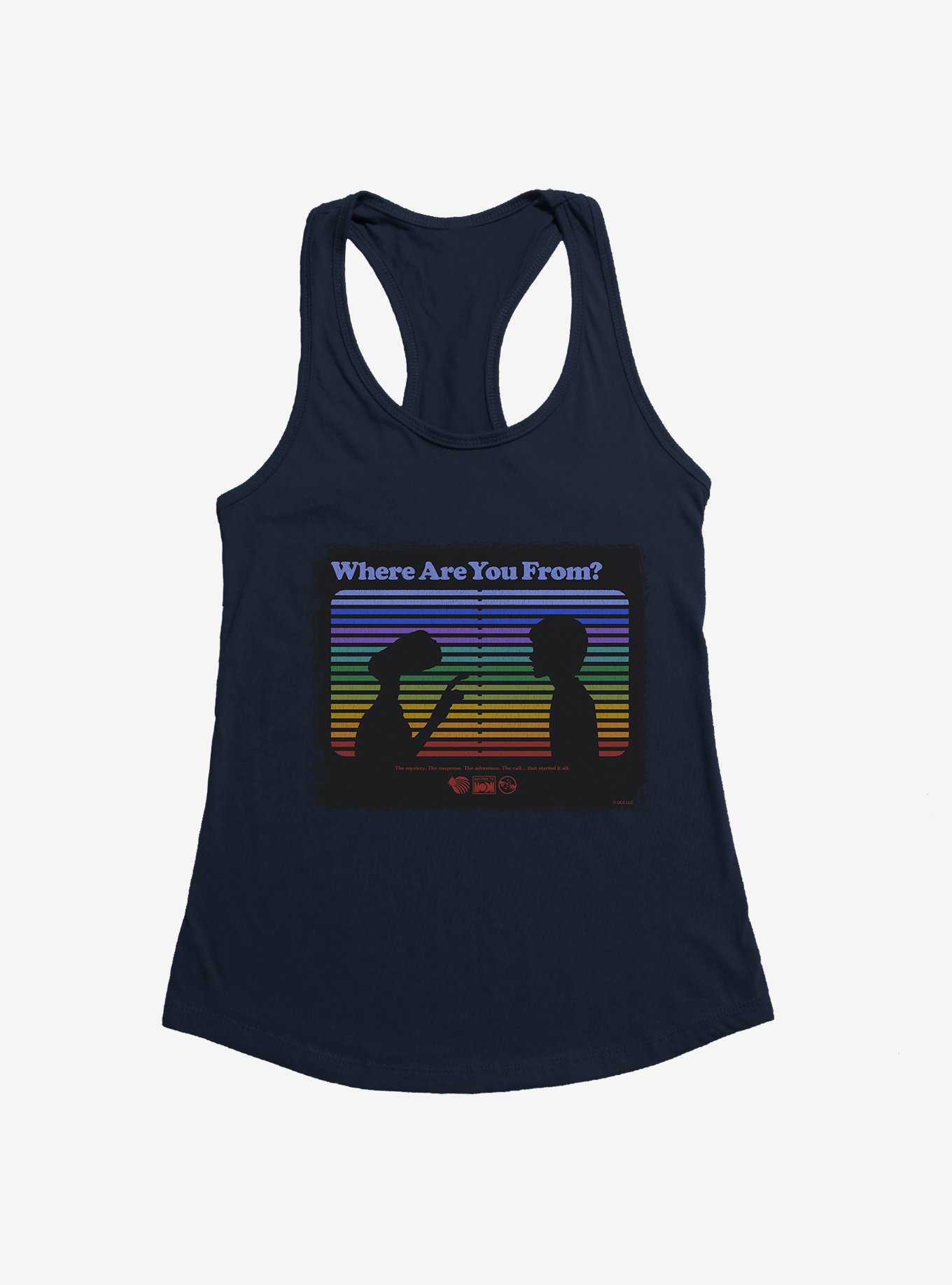 E.T. 40th Anniversary Where Are You From E.T And Elliott Silhouette Girls Tank, , hi-res