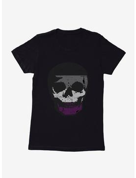 ICreate Pride Asexual Flag Skull T-Shirt, , hi-res