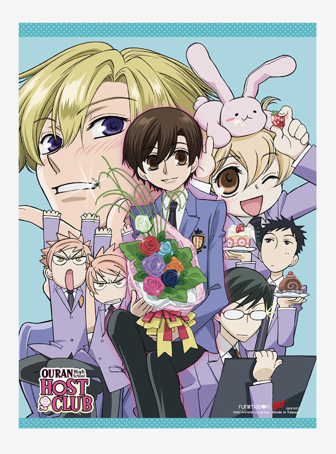 Ouran High School Host Club Group Wall Scroll, , hi-res