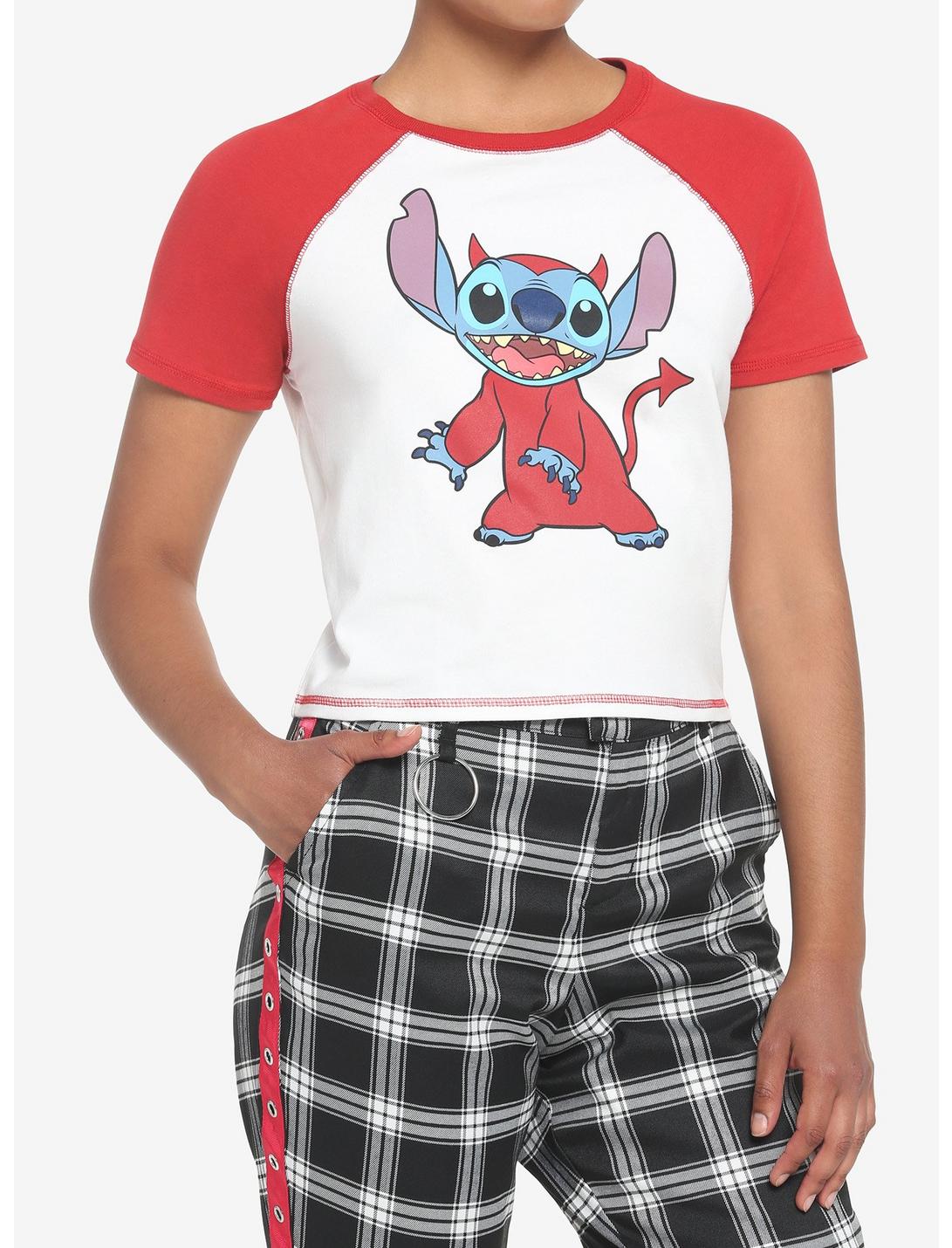 Her Universe Disney Lilo & Stitch Devil Girls Raglan Baby T-Shirt, MULTI, hi-res