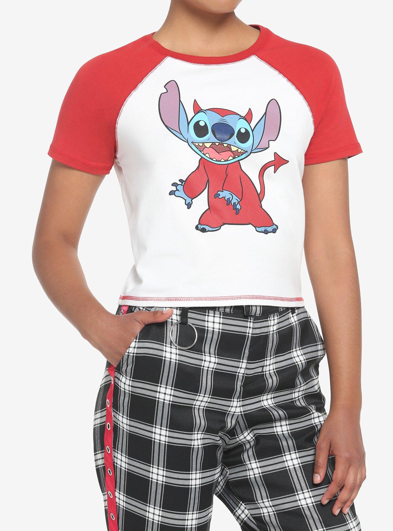 Her Universe Disney Lilo & Stitch Devil Girls Raglan Baby T-Shirt, MULTI, hi-res