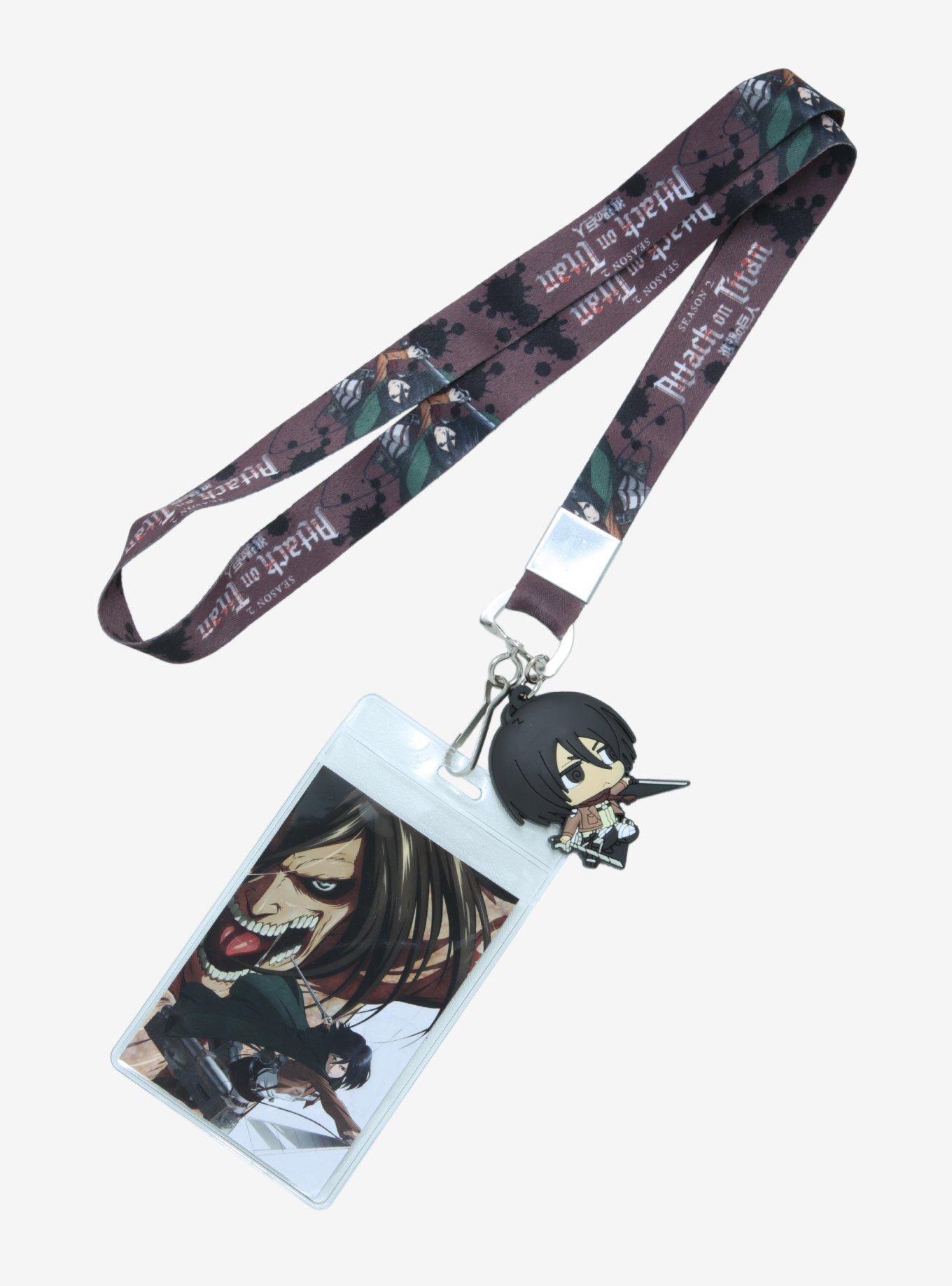 Attack On Titan Season 2 Mikasa & Titan Lanyard, , hi-res