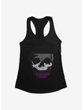ICreate Pride Asexual Flag Skull Tank Top, , hi-res