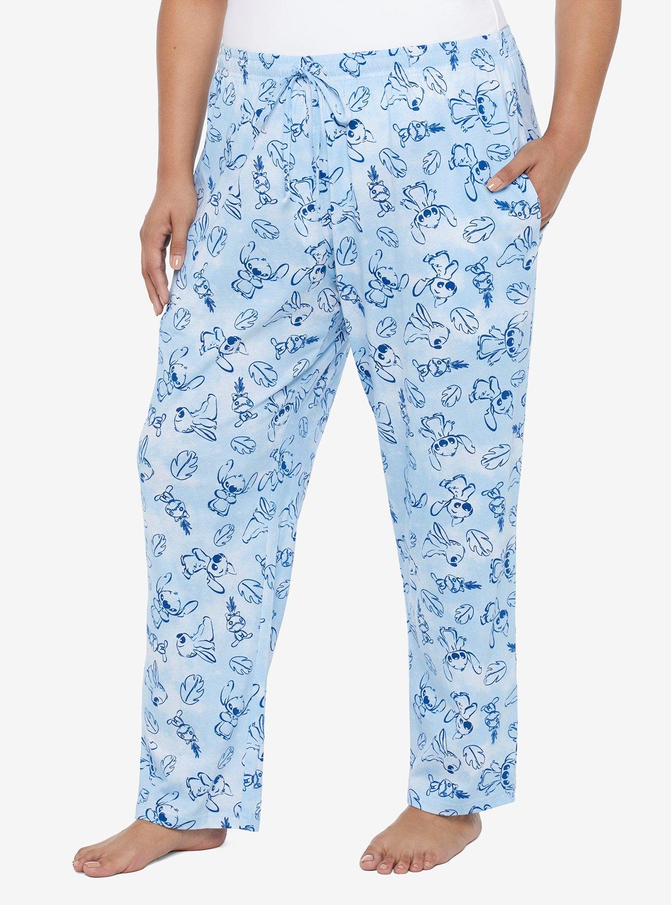 NWT Womens Disney Lilo and Stitch Pajama Pants Sleep Scrump Plus