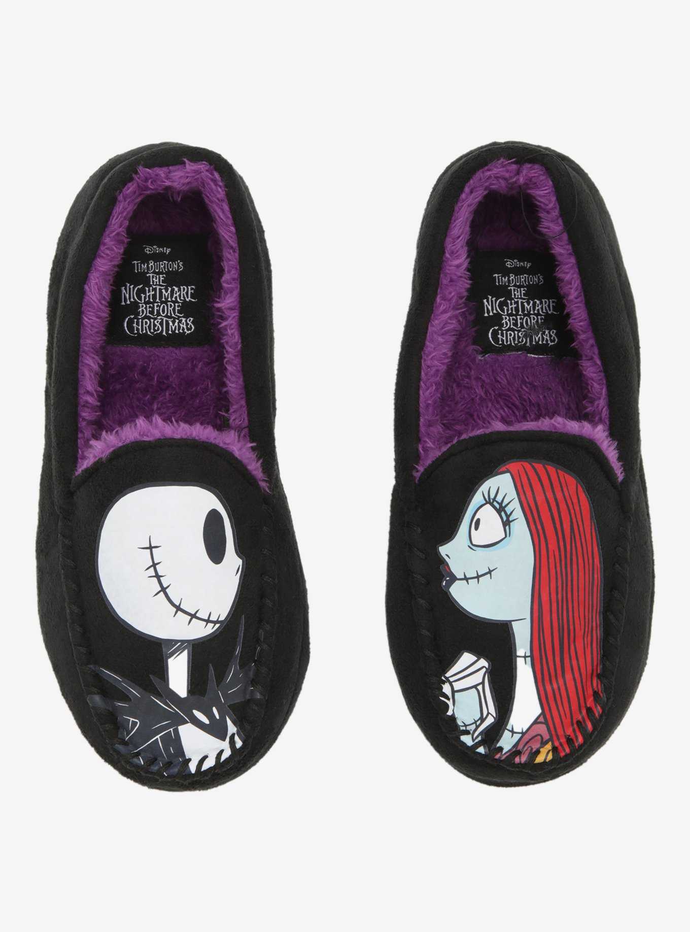 The Nightmare Before Christmas Jack & Sally Slippers, , hi-res