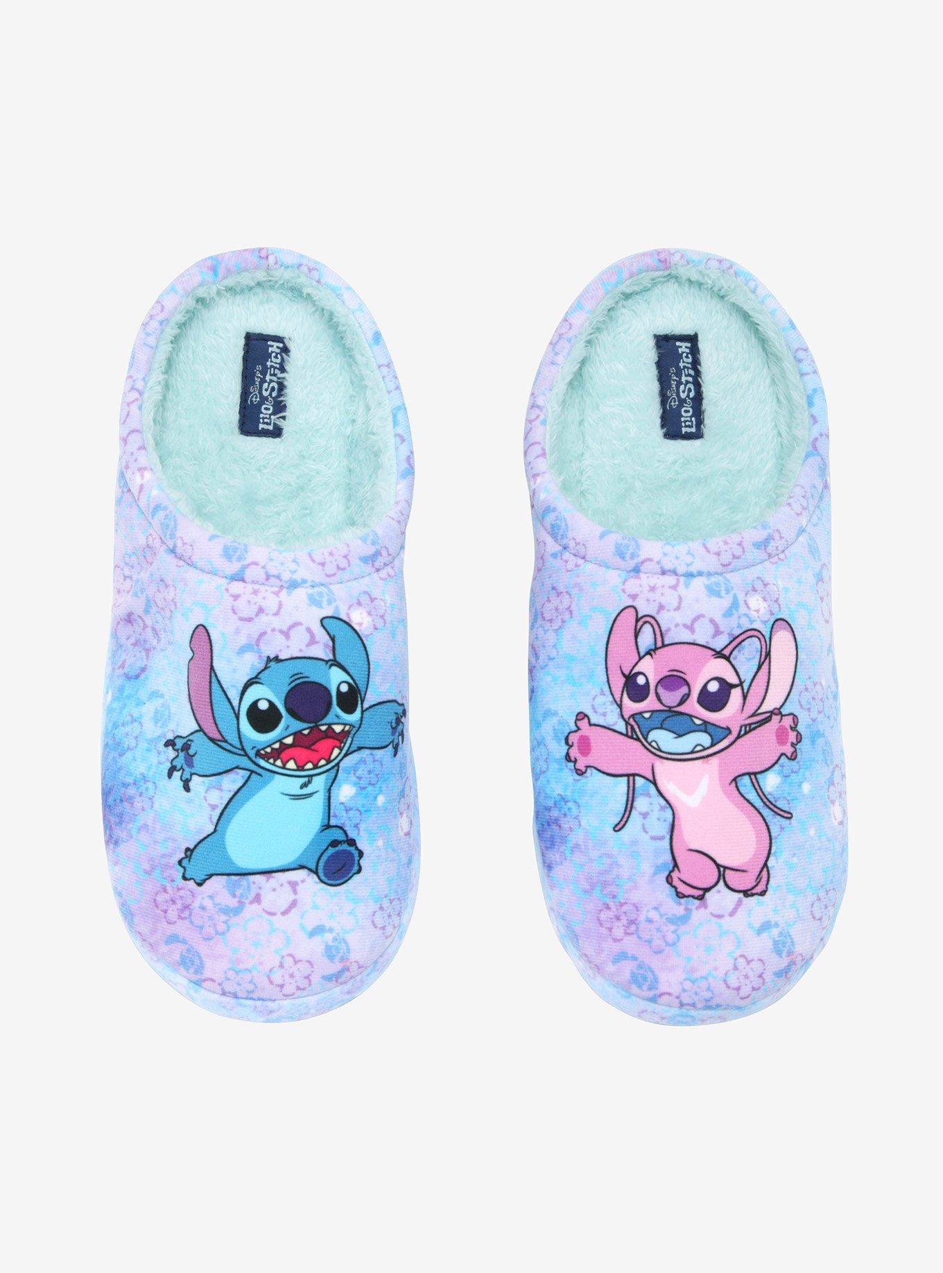 Disney Stitch Plush Toys Cute Stitch Clothing & Accessories Plush Stuff  Slippers For Home Cartoon Winter Shoes Child Adult Gifts