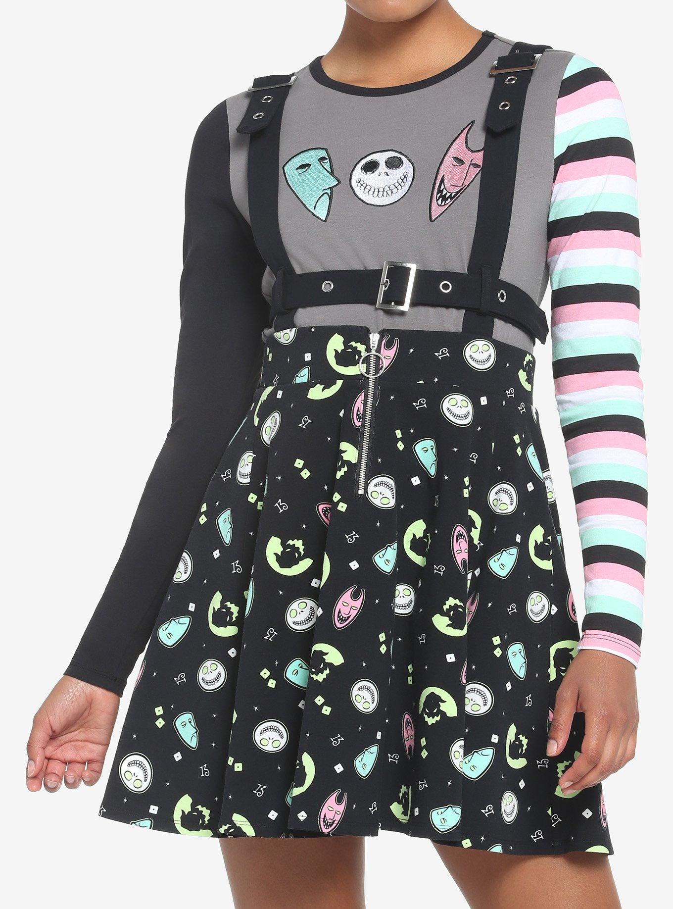 The Nightmare Before Christmas Oogie's Boys Harness Suspender Skirt