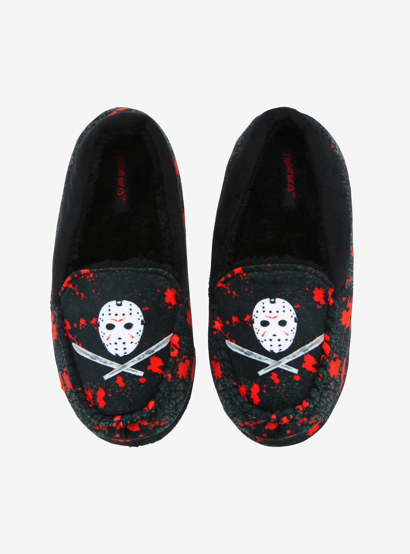 Friday The 13th Jason Splatter Slippers, MULTI, hi-res