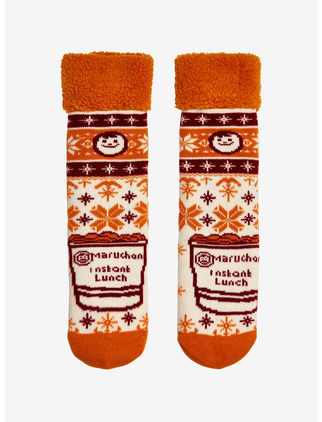 Maruchan Fair Isle Cozy Slipper Socks, , hi-res