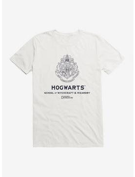 Fantastic Beasts: The Secrets Of Dumbledore Hogwarts Witchcraft & Wizardry T-Shirt, WHITE, hi-res