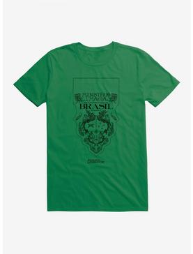 Fantastic Beasts: The Secrets Of Dumbledore Ministerio Da Magia Brasil Outline T-Shirt, KELLY GREEN, hi-res