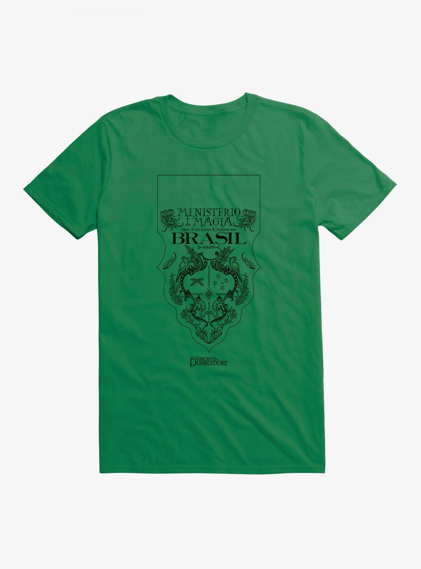 Fantastic Beasts: The Secrets Of Dumbledore Ministerio Da Magia Brasil Outline T-Shirt, , hi-res