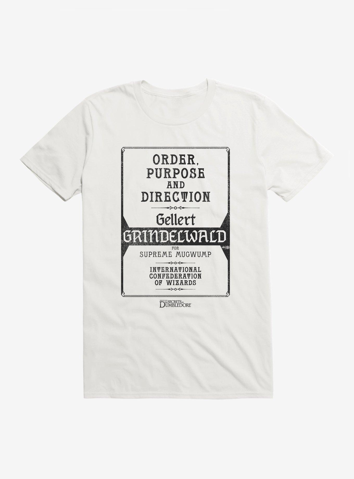 Fantastic Beasts: The Secrets Of Dumbledore Order, Purpose And Direction T-Shirt, WHITE, hi-res