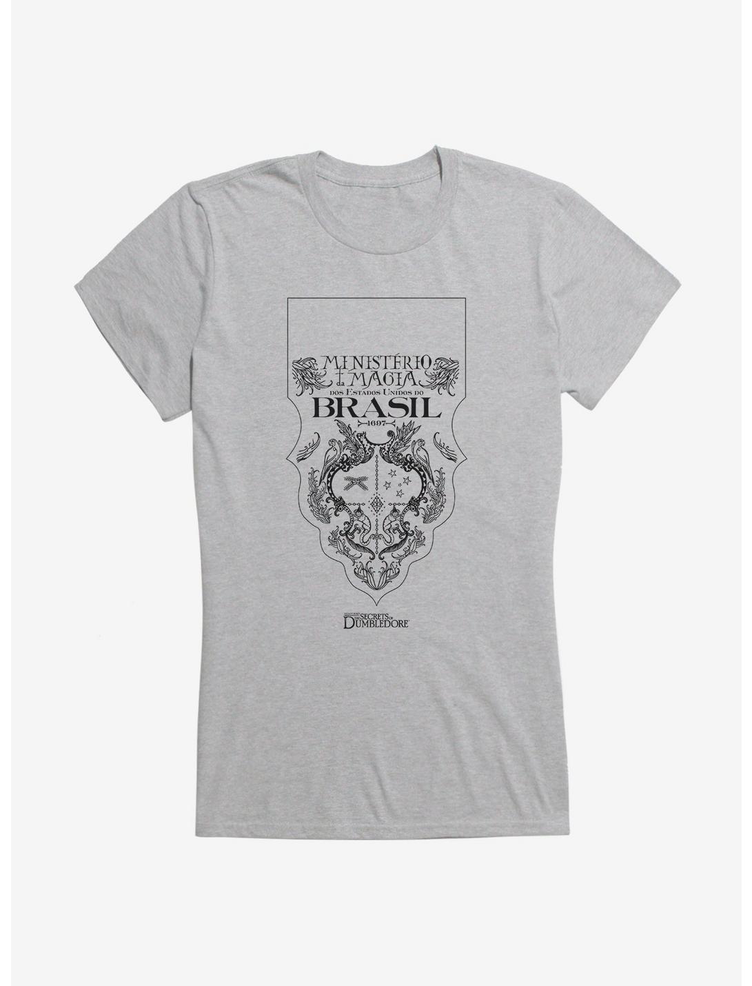 Fantastic Beasts: The Secrets Of Dumbledore Ministerio Da Magia Brasil Outline Girls T-Shirt, , hi-res