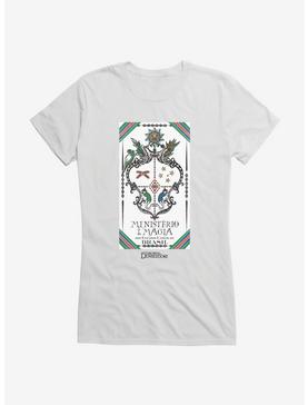 Fantastic Beasts: The Secrets Of Dumbledore Ministerio Da Magia Poster Girls T-Shirt, WHITE, hi-res