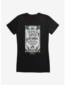Fantastic Beasts: The Secrets Of Dumbledore Vote Vicencia Girls T-Shirt, BLACK, hi-res