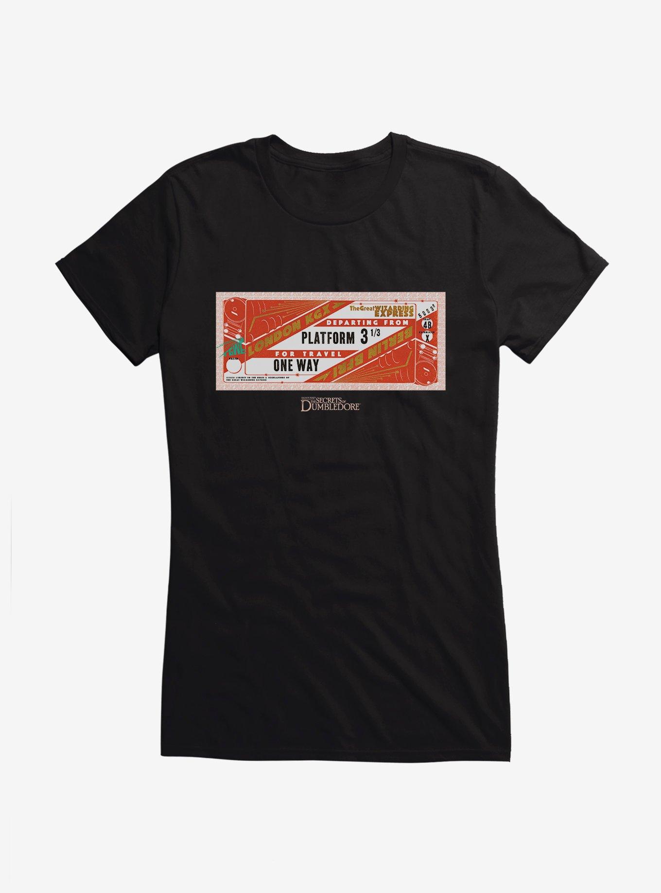 Fantastic Beasts: The Secrets Of Dumbledore Wizarding Express Ticket Girls T-Shirt, , hi-res