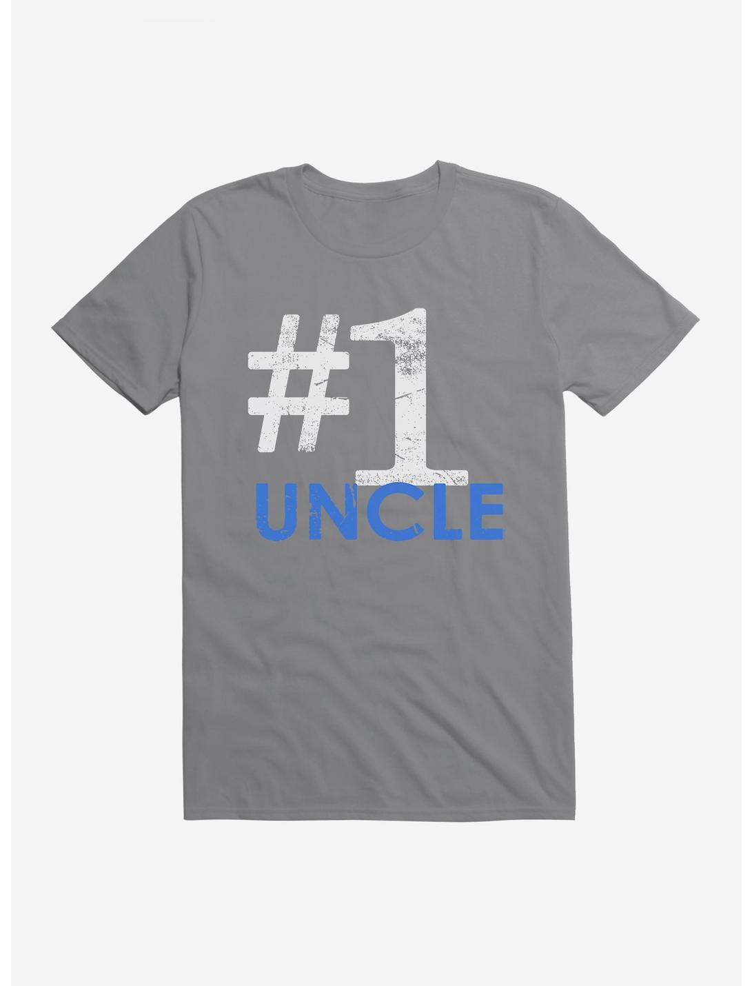 iCreate Number 1 Uncle T-Shirt, STORM GREY, hi-res
