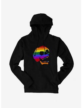 ICreate Rainbow Pride Laughing Skull Hoodie, , hi-res