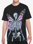 Skeleton Butterfly T-Shirt, BLACK, hi-res