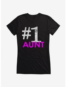 iCreate Number 1 Aunt Girls T-Shirt, , hi-res
