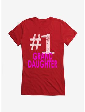 iCreate Number 1 Grand Daughter Girls T-Shirt, , hi-res