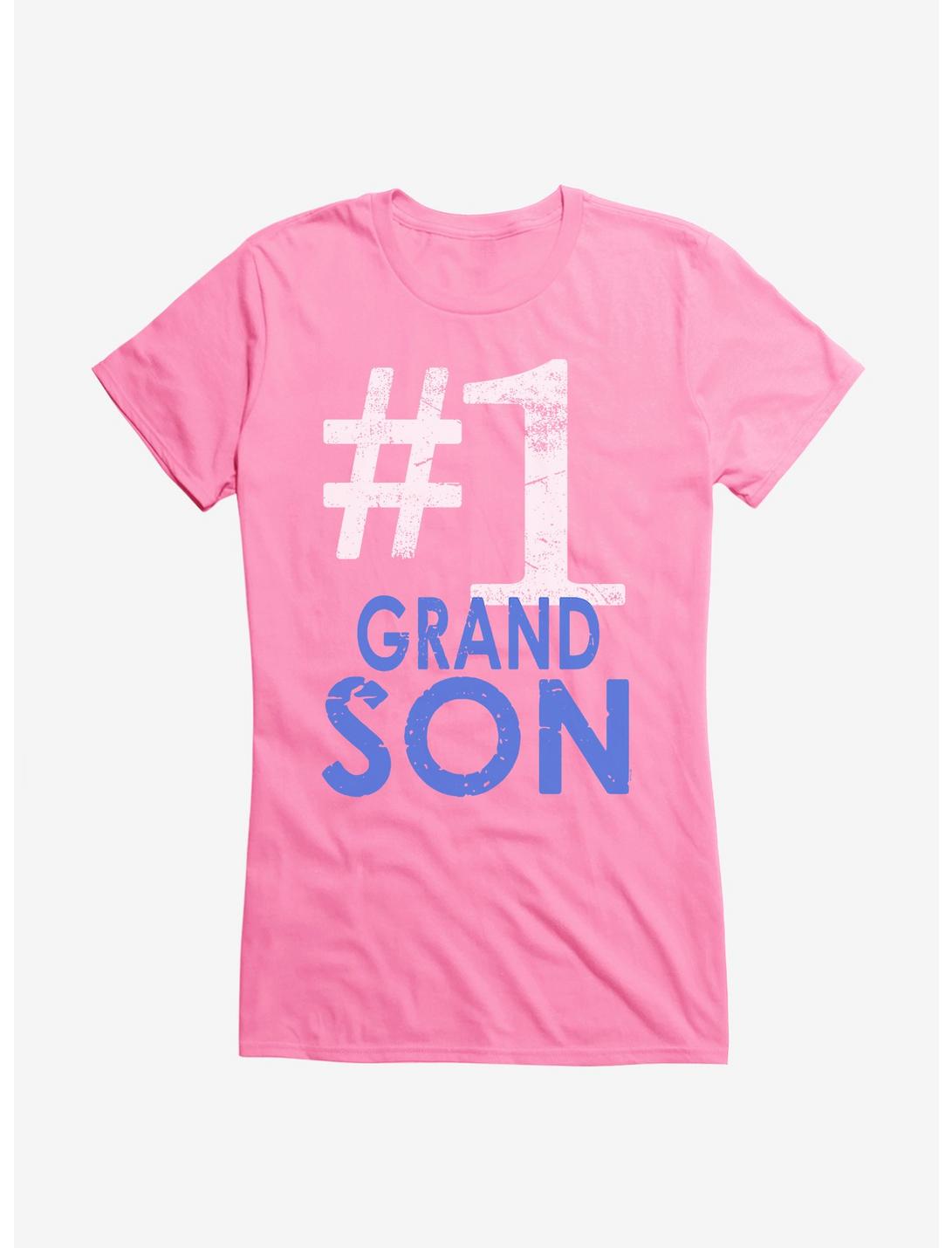 iCreate Number 1 Grand Son Girls T-Shirt, , hi-res