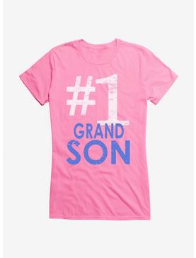 iCreate Number 1 Grand Son Girls T-Shirt, , hi-res