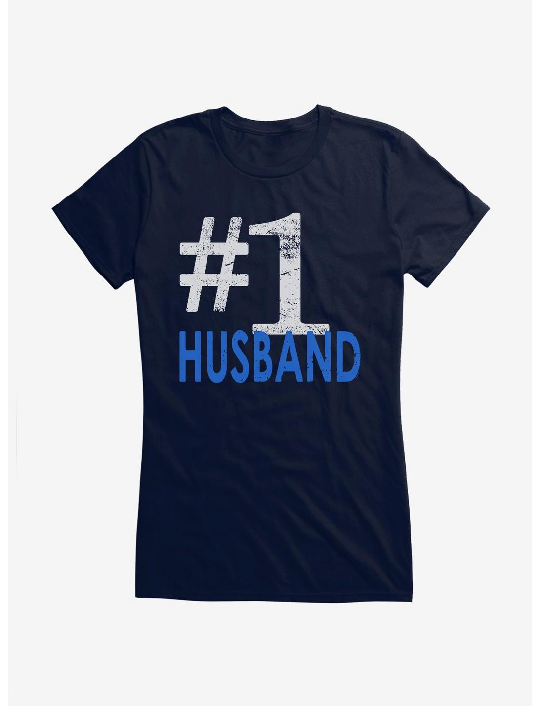 iCreate Number 1 Husband Girls T-Shirt, , hi-res