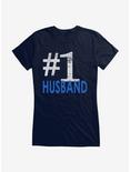 iCreate Number 1 Husband Girls T-Shirt, , hi-res