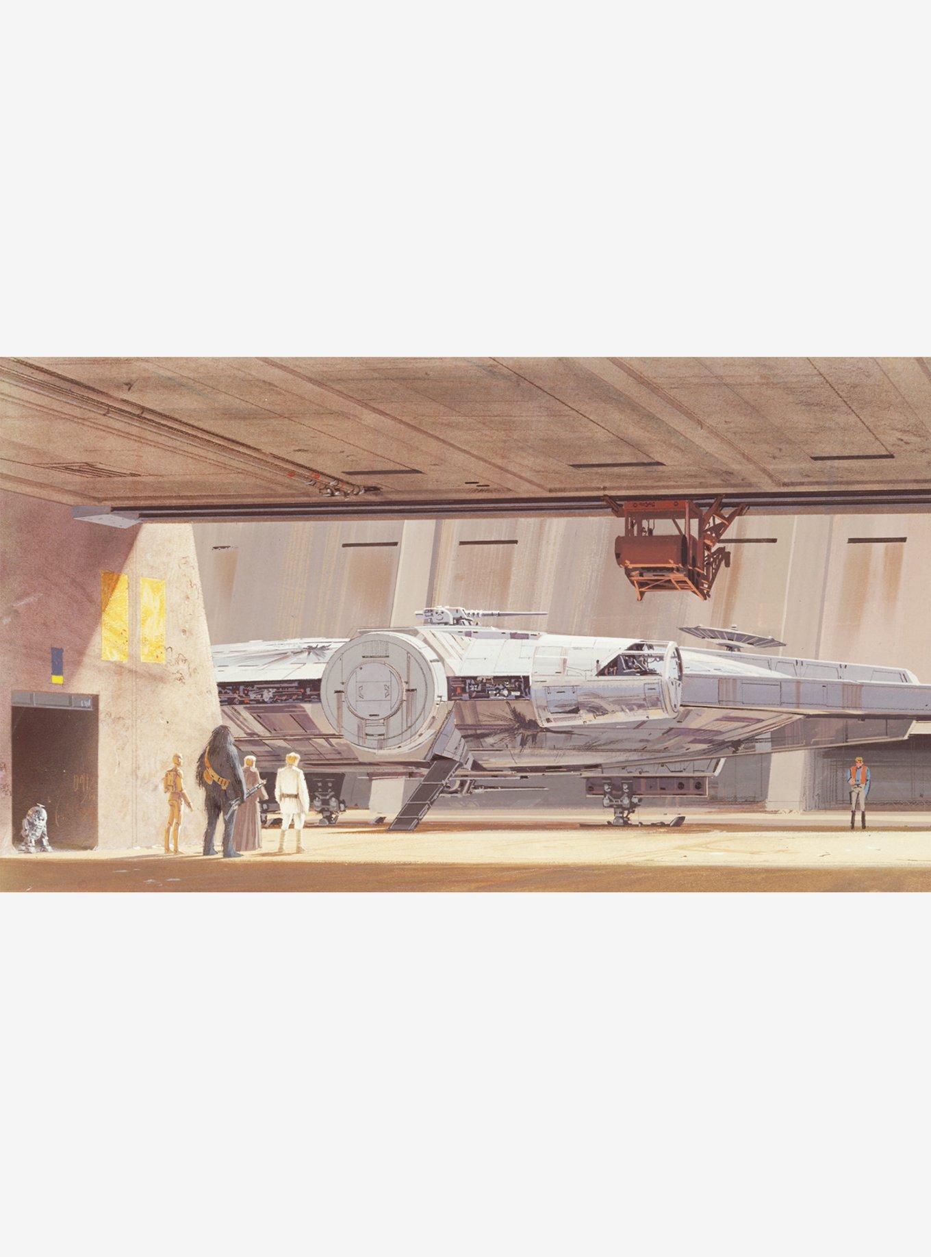 Star Wars Ralph Mcquarrie's Star Wars Docking Bay Millennium Falcon Peel & Stick Mural
